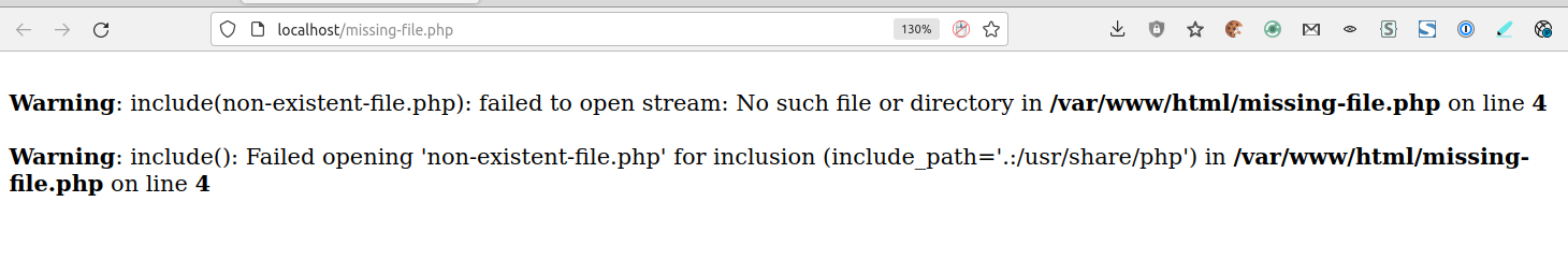 # systemctl restart apache2 --no-pager Once Apache has been restarted and you reload the page with the