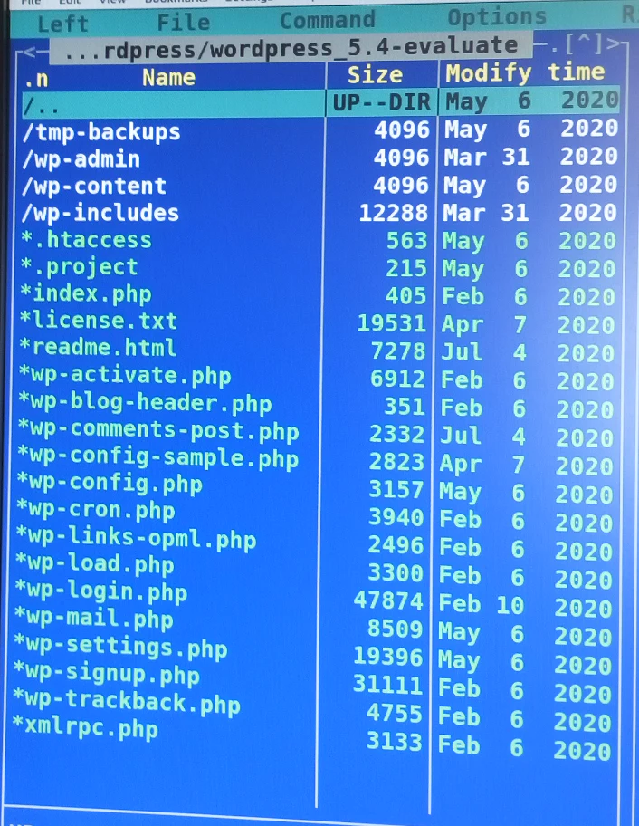 To make a complete backup of your existing wordpress website code, you will need to copy the top installation