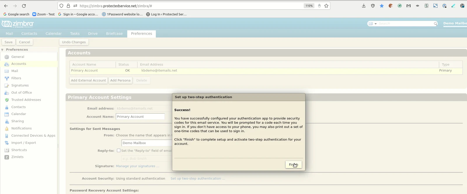 Setting up Two-Step Authentication (2FA/MFA)