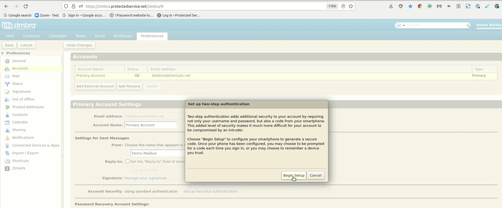 Setting up Two-Step Authentication (2FA/MFA)