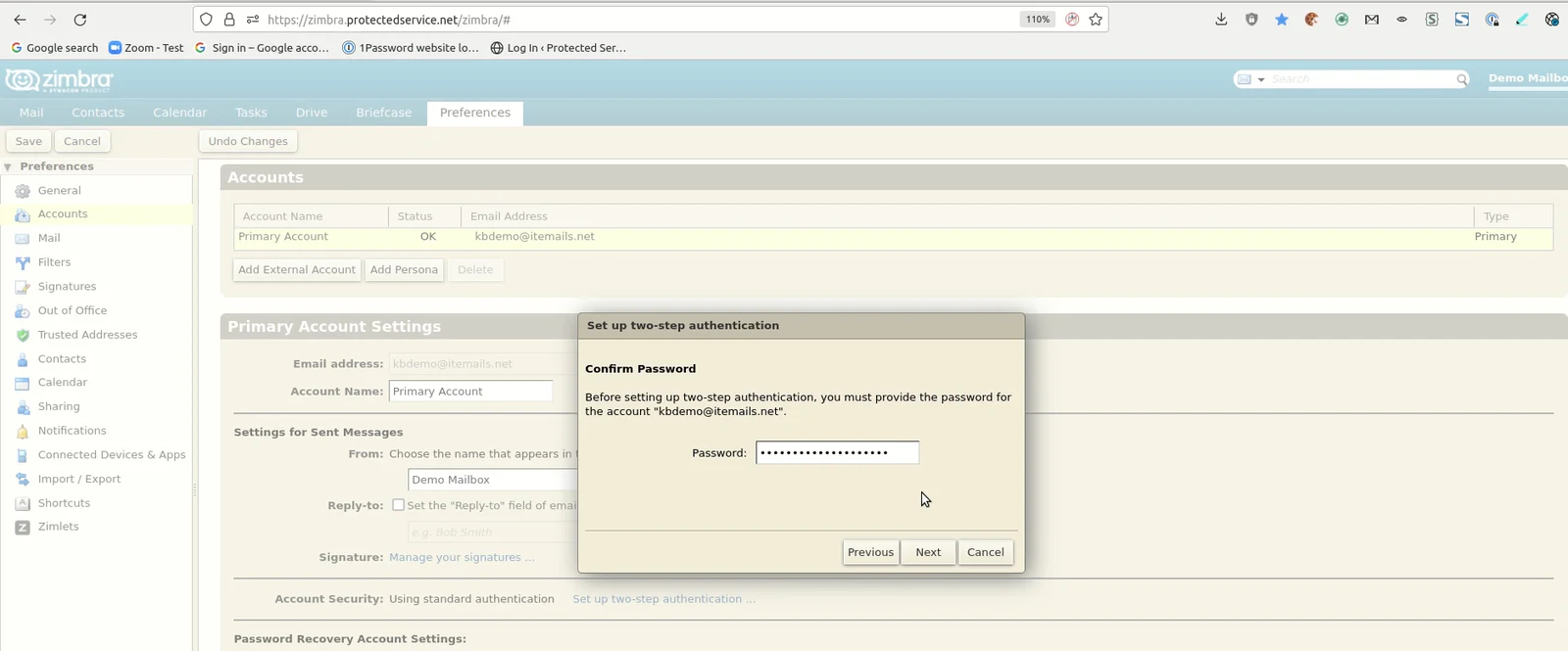 Setting up Two-Step Authentication (2FA/MFA)